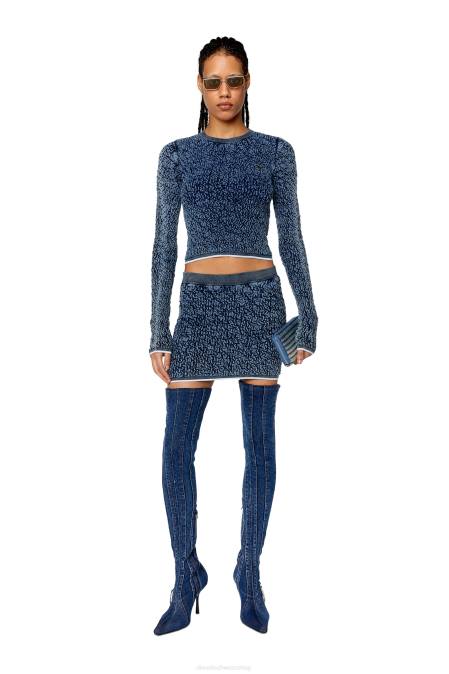 Diesel Frauen Blau m-Durchm Bekleidung 86081021