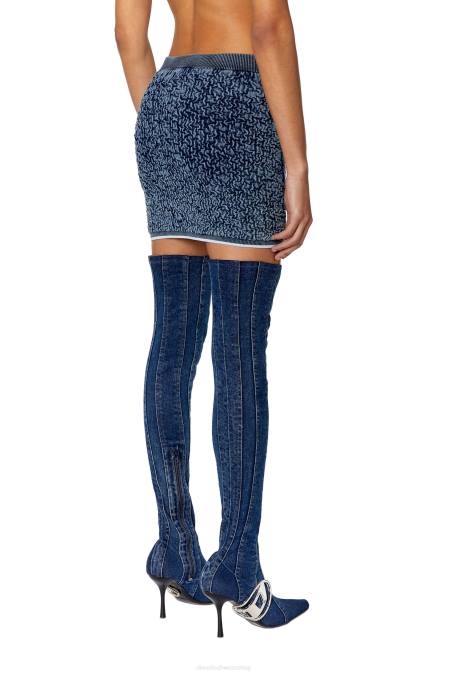 Diesel Frauen Blau m-Durchm Bekleidung 86081021