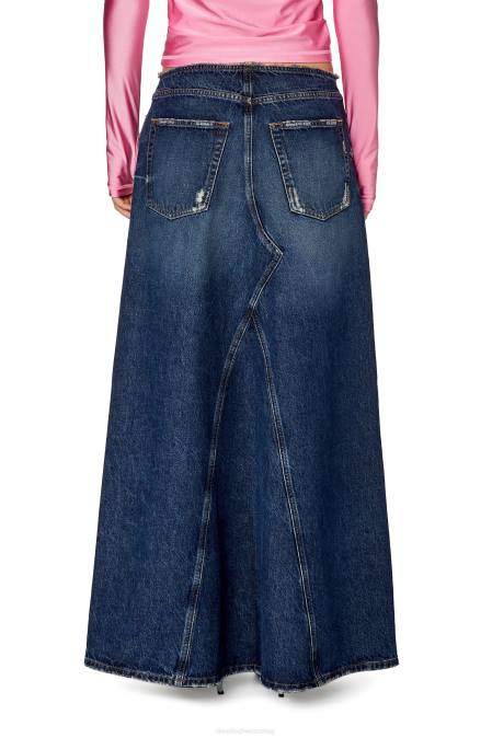 Diesel Frauen Mittelblau de-pago-s Bekleidung 86081017