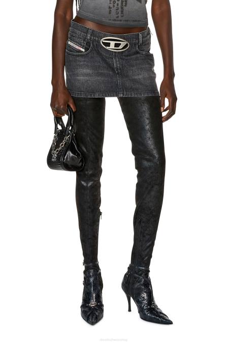 Diesel Frauen Schwarz de-ron-s2 Bekleidung 86081013