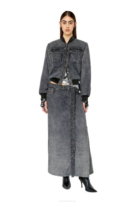 Diesel Frauen Schwarz o-tina Bekleidung 86081028