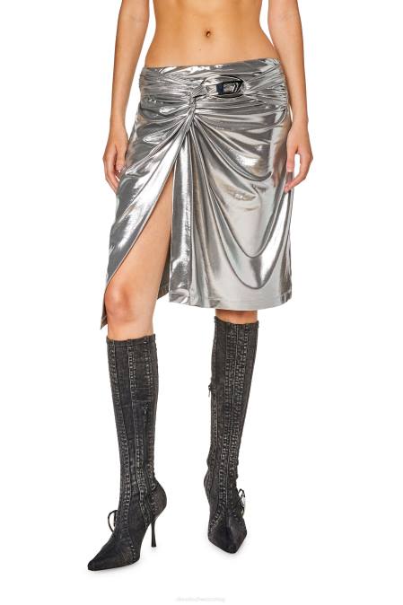 Diesel Frauen Silber o-schmelzen Bekleidung 86081016