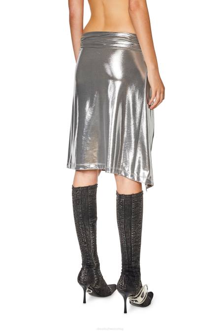 Diesel Frauen Silber o-schmelzen Bekleidung 86081016