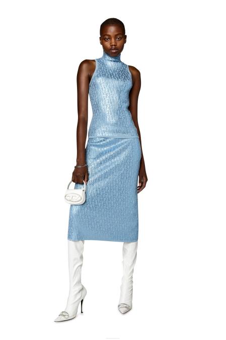 Diesel Frauen azurblau ff-m-ikaria Bekleidung 86081010