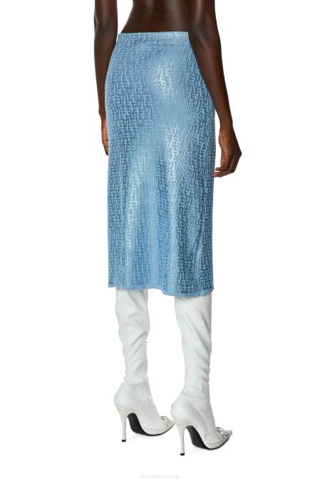 Diesel Frauen azurblau ff-m-ikaria Bekleidung 86081010