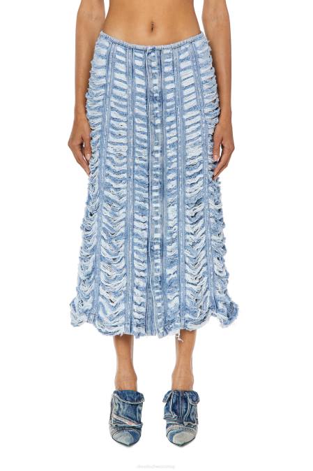 Diesel Frauen hellblau de-ghil-fsc Bekleidung 86081042