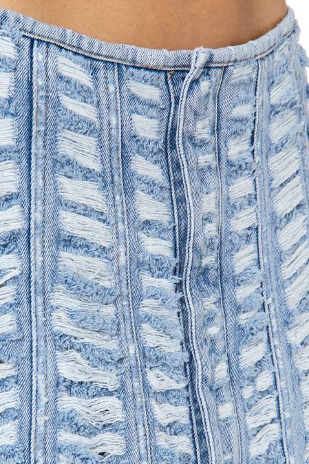 Diesel Frauen hellblau de-ghil-fsc Bekleidung 86081042