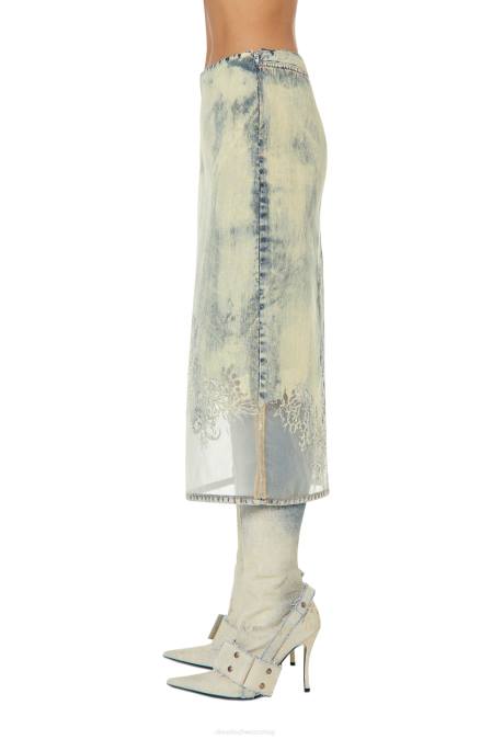 Diesel Frauen hellblau de-pra-fsc Bekleidung 86081040