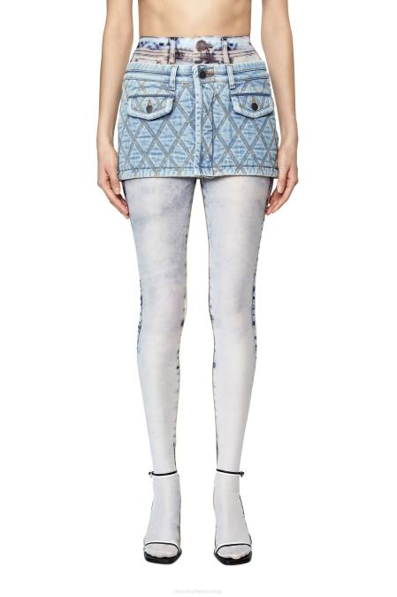 Diesel Frauen hellblau de-ron-fs1 Bekleidung 86081011