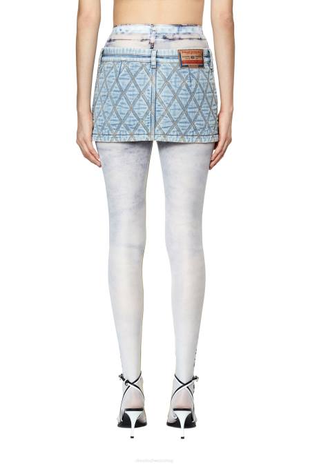 Diesel Frauen hellblau de-ron-fs1 Bekleidung 86081011