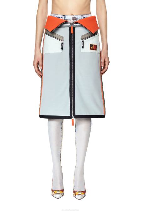 Diesel Frauen orange/weiß O-Rallye Bekleidung 86081012