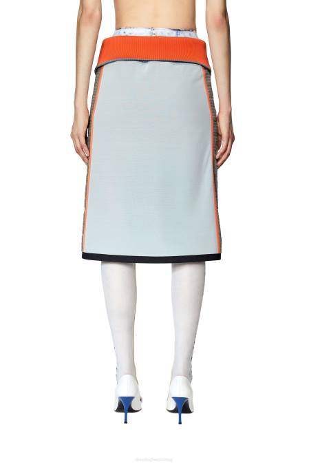 Diesel Frauen orange/weiß O-Rallye Bekleidung 86081012