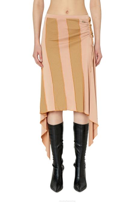 Diesel Frauen rosa/braun o-lind Bekleidung 86081036