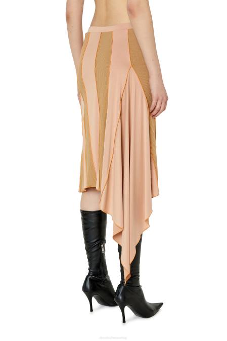 Diesel Frauen rosa/braun o-lind Bekleidung 86081036