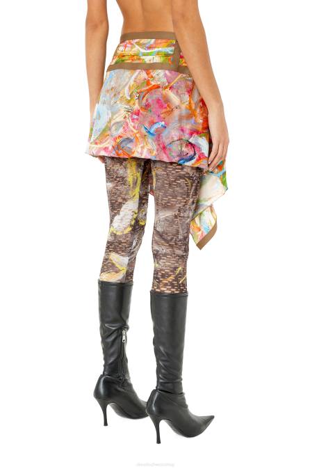 Diesel Frauen rotbraun o-diantha-print Bekleidung 86081033