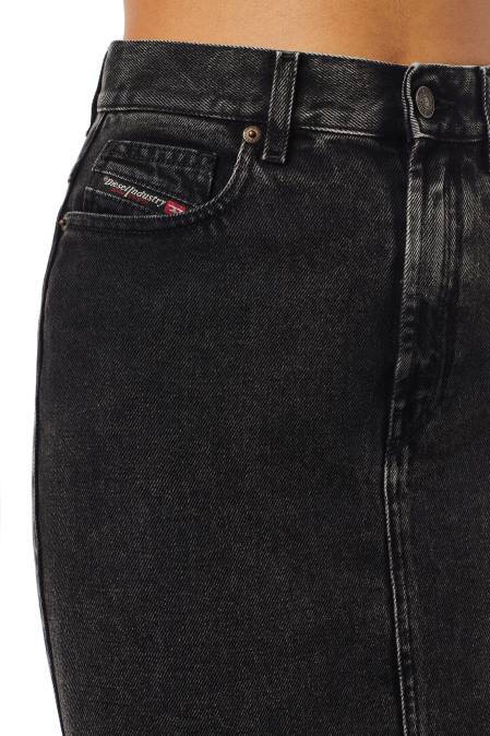 Diesel Frauen schwarz/dunkelgrau De-Ronny Bleistiftrock Bekleidung 86081031