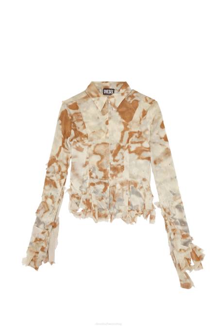 Diesel Frauen Beige c-dericia Bekleidung 8608964