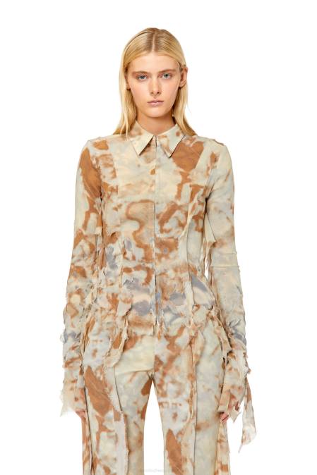 Diesel Frauen Beige c-dericia Bekleidung 8608964