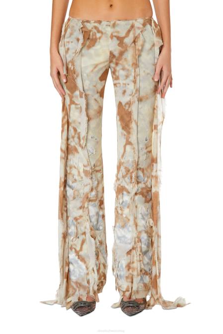 Diesel Frauen Braun-grau p-foluke Bekleidung 86081001