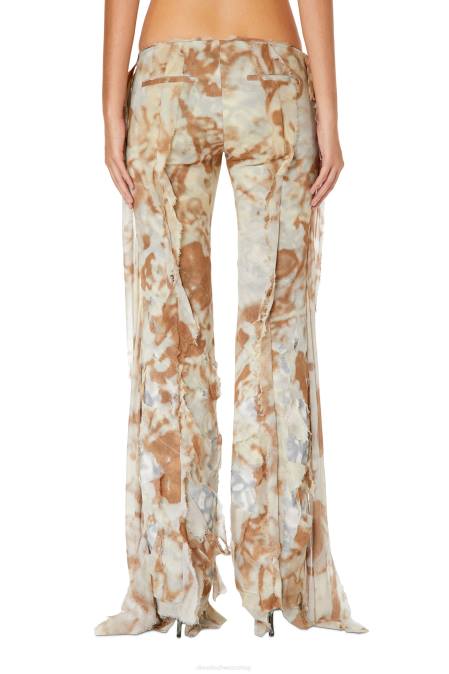 Diesel Frauen Braun-grau p-foluke Bekleidung 86081001