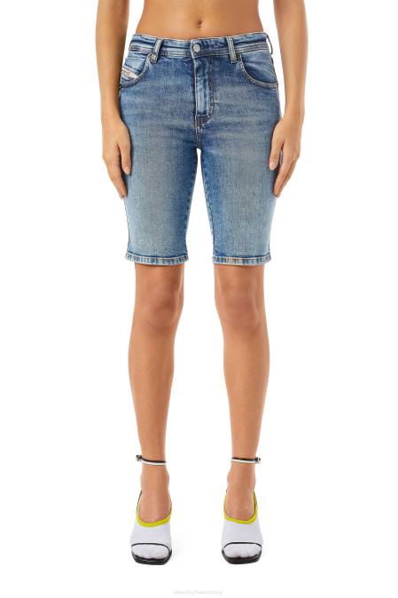 Diesel Frauen Mittelblau de-ginny Radhose Bekleidung 8608984