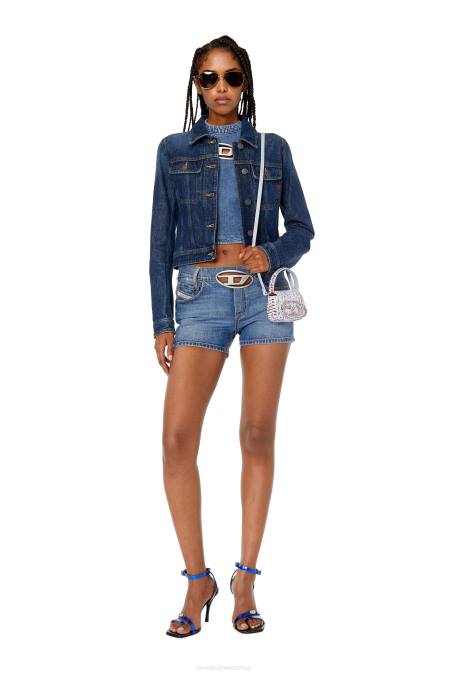 Diesel Frauen Mittelblau de-lyla-sh-fsc Bekleidung 8608997