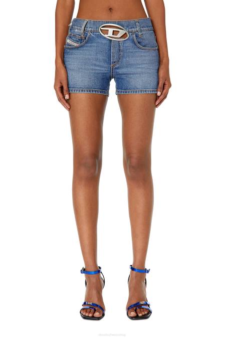 Diesel Frauen Mittelblau de-lyla-sh-fsc Bekleidung 8608997