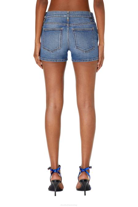 Diesel Frauen Mittelblau de-lyla-sh-fsc Bekleidung 8608997