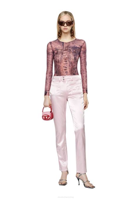 Diesel Frauen Rosa p-eder Bekleidung 8608975