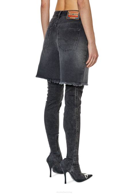 Diesel Frauen Schwarz de-amy Bekleidung 8608972