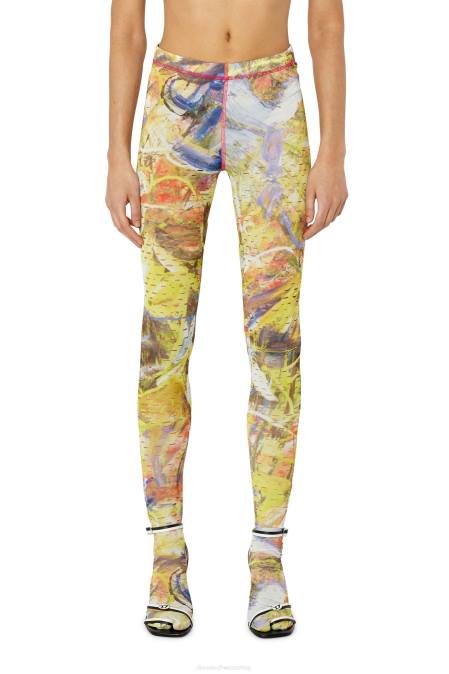 Diesel Frauen Weiß Gelb p-koll-g1 Bekleidung 86081008