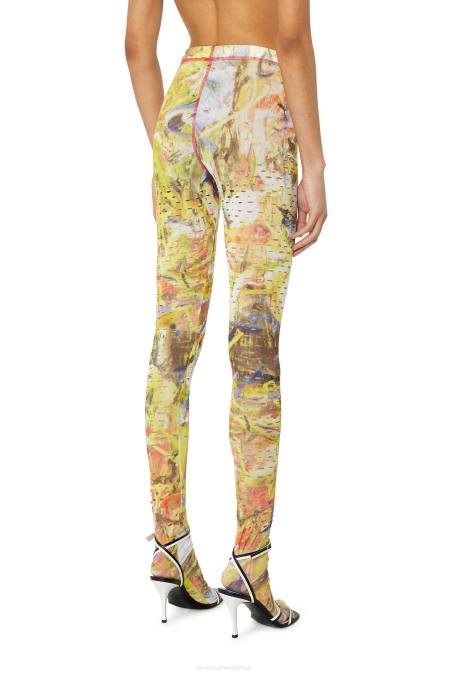 Diesel Frauen Weiß Gelb p-koll-g1 Bekleidung 86081008