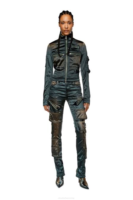 Diesel Frauen dunkelgrau p-landy-show Bekleidung 86081003