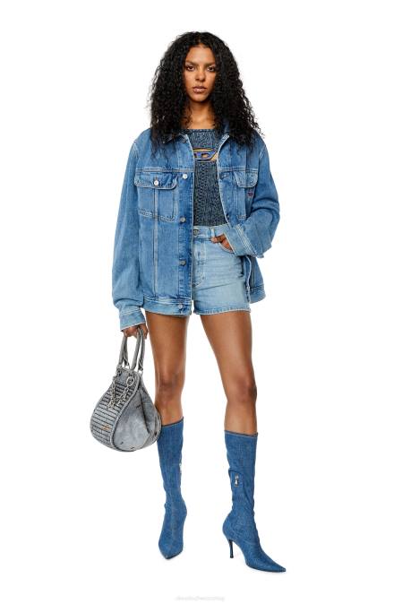 Diesel Frauen hellblau d-ger Bekleidung 8608979