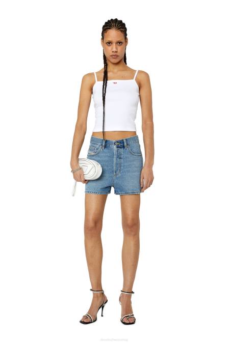 Diesel Frauen hellblau d-ger Bekleidung 8608998