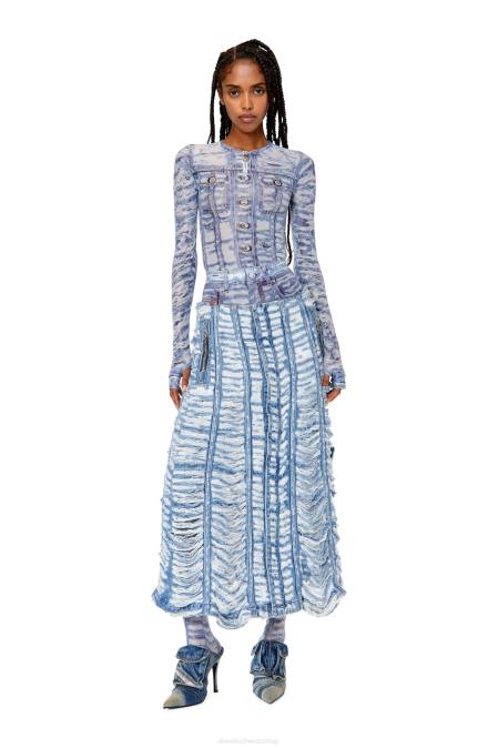 Diesel Frauen hellblau p-koll-h3 Bekleidung 86081006