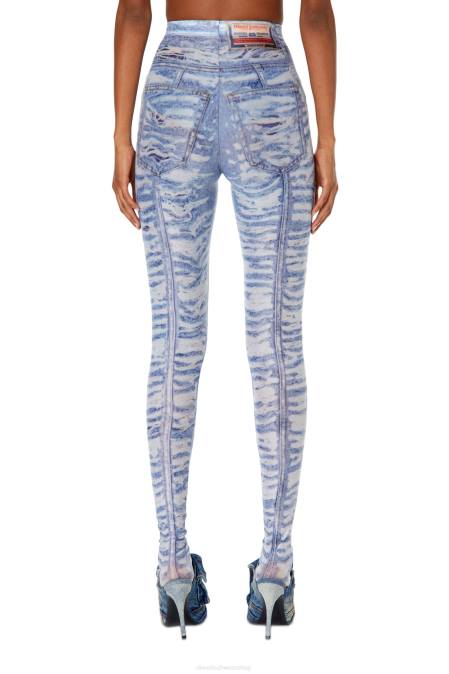 Diesel Frauen hellblau p-koll-h3 Bekleidung 86081006