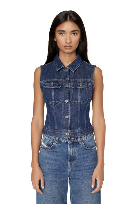 Diesel Frauen Dunkelblau de-slimmy-sm Bekleidung 8608786