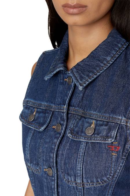 Diesel Frauen Dunkelblau de-slimmy-sm Bekleidung 8608786
