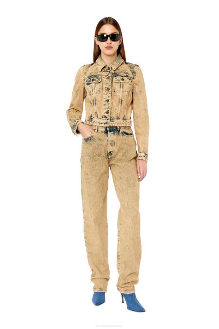 Diesel Frauen Hellbraun de-slimmy-ins Bekleidung 8608774