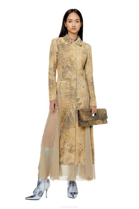 Diesel Frauen Hellbraun l-karasi Bekleidung 8608788