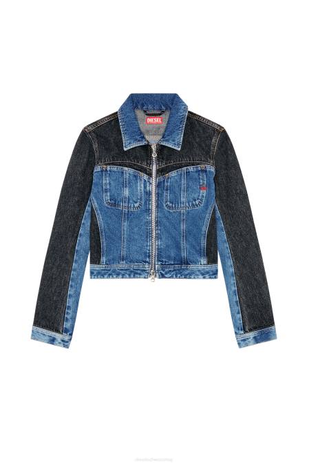 Diesel Frauen Mittelblau de-simmy-hs Bekleidung 8608780