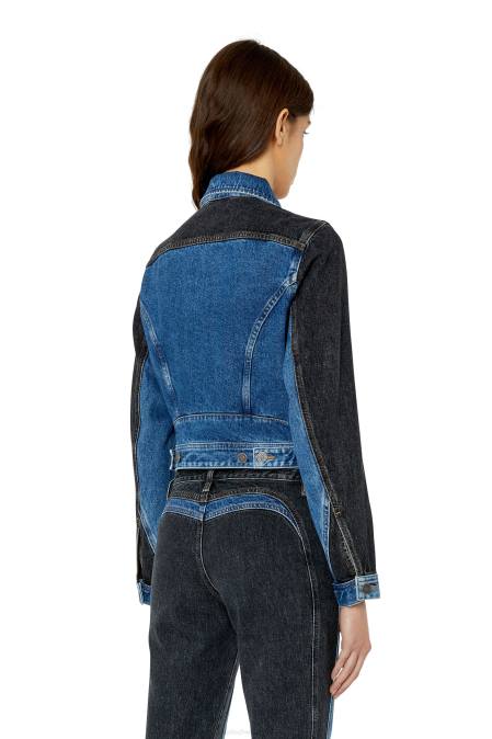 Diesel Frauen Mittelblau de-simmy-hs Bekleidung 8608780