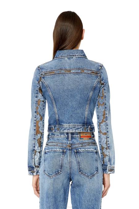 Diesel Frauen Mittelblau de-slimmy-fsb1 Bekleidung 8608770