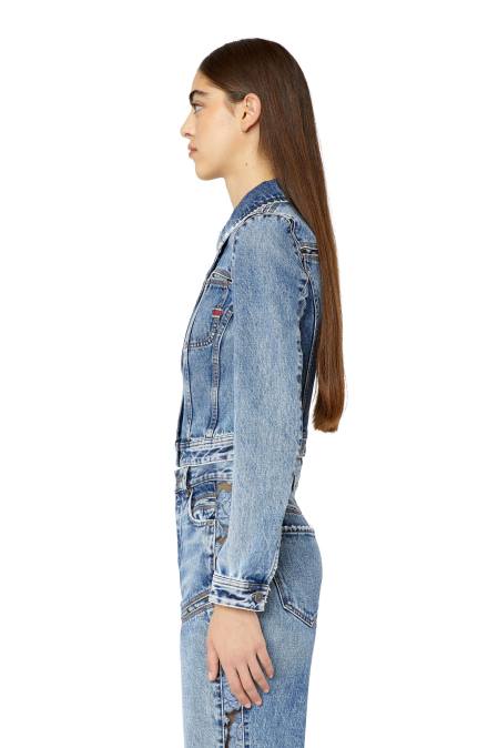 Diesel Frauen Mittelblau de-slimmy-fsb1 Bekleidung 8608770