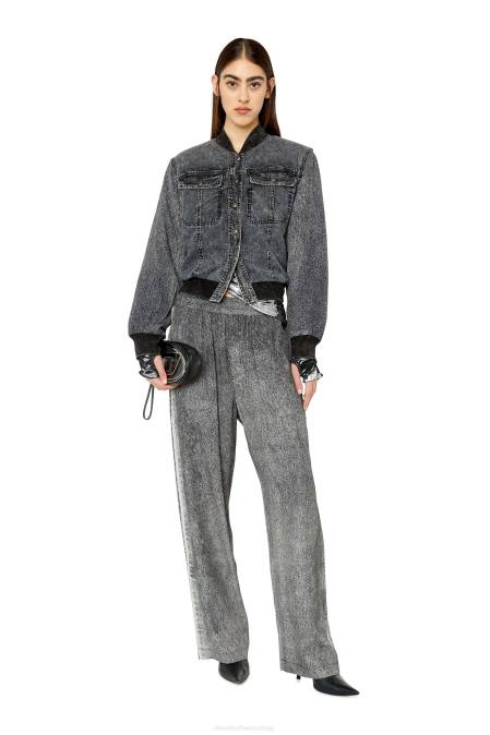 Diesel Frauen Schwarz g-lychnis Bekleidung 8608761