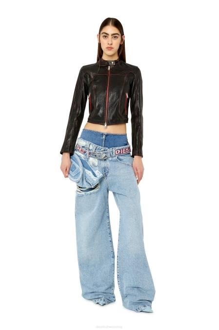 Diesel Frauen Schwarz l-fuchs-a Bekleidung 8608767