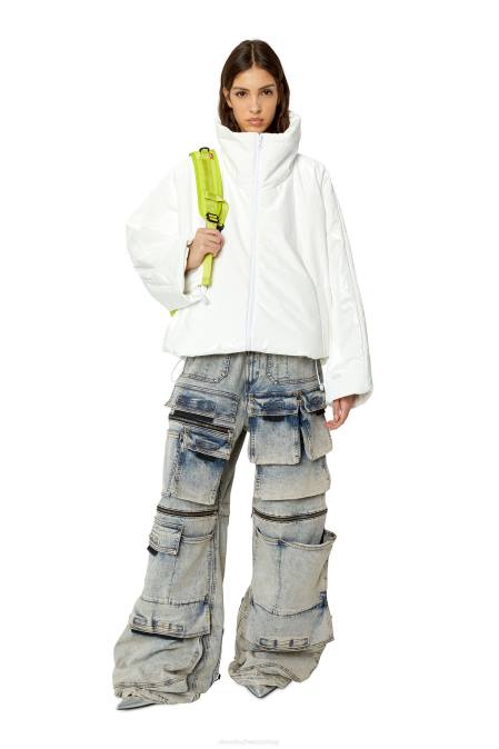 Diesel Frauen Weiss w-monica Bekleidung 8608776