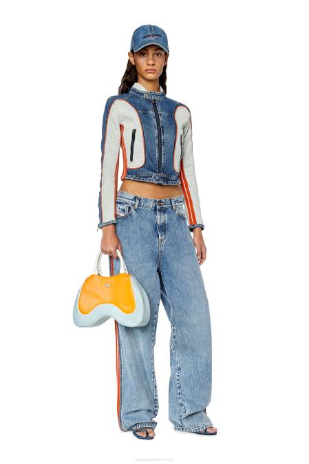 Diesel Frauen hellblau de-light-s Bekleidung 8608779