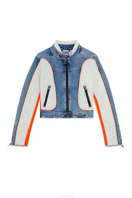 Diesel Frauen hellblau de-light-s Bekleidung 8608779